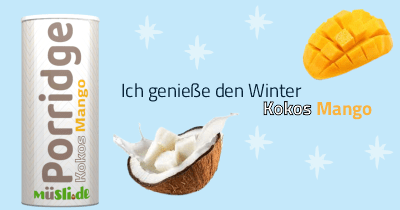 Infobild der Zutat Kokos Mango Porridge von müsli.de